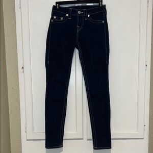 True Religion Dark Indigo Skinny Jeans